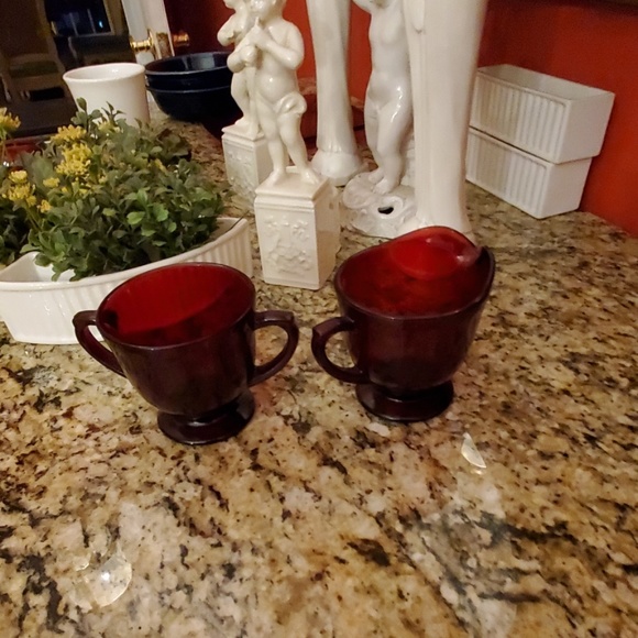 Royal Ruby Creamer Sugar by Anchor - Picture 3 of 3